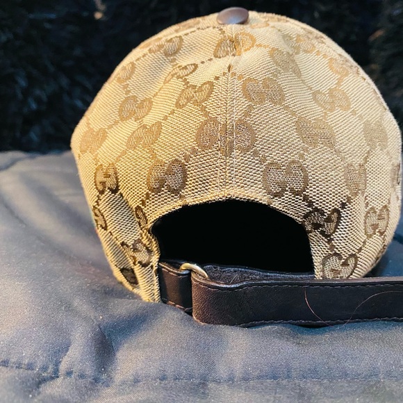 GUCCI Original GG Canvas Baseball Ca w/Web - Picture 5 of 7